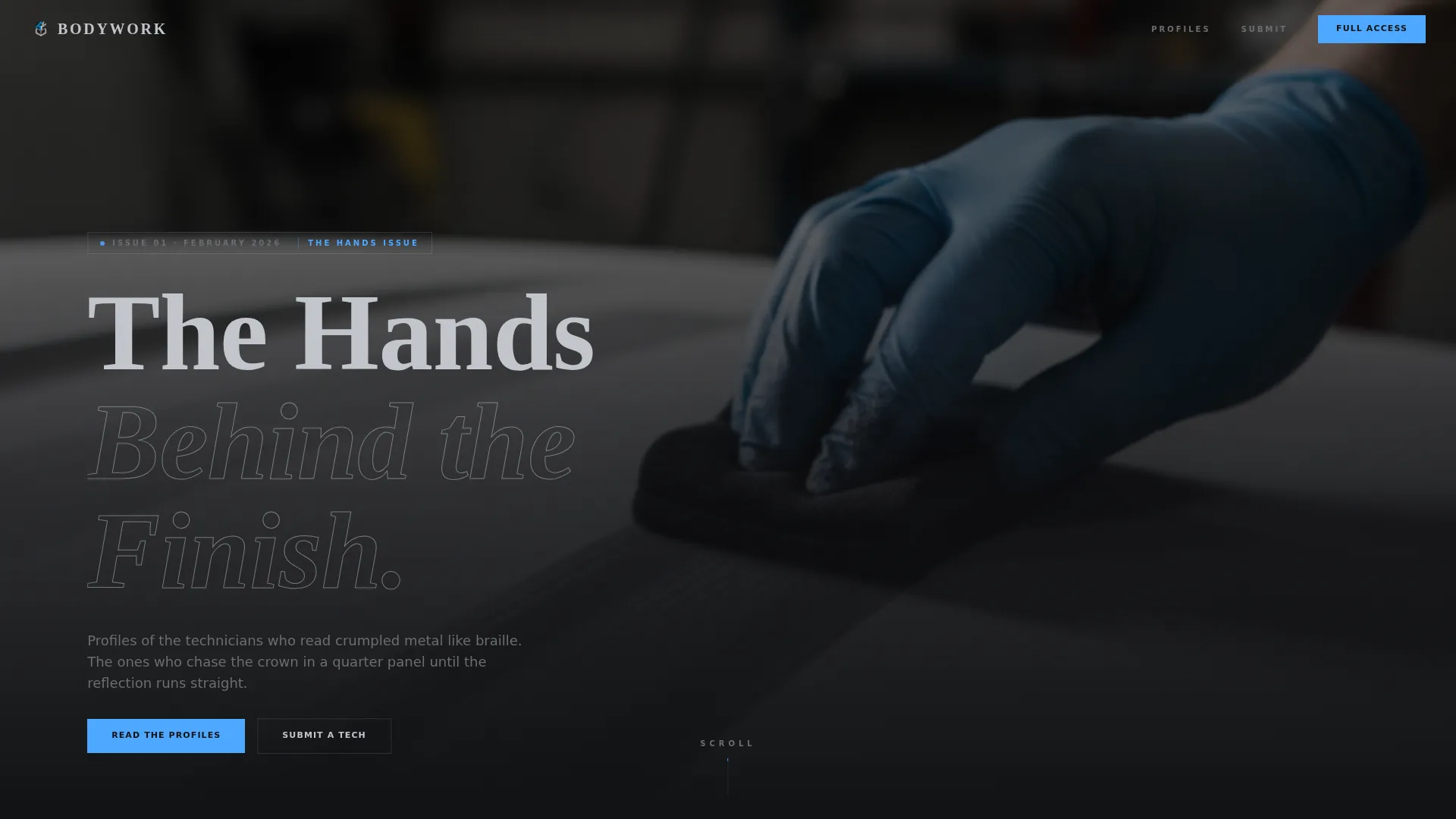 Auto Body Technician Reviews Landing Page Template