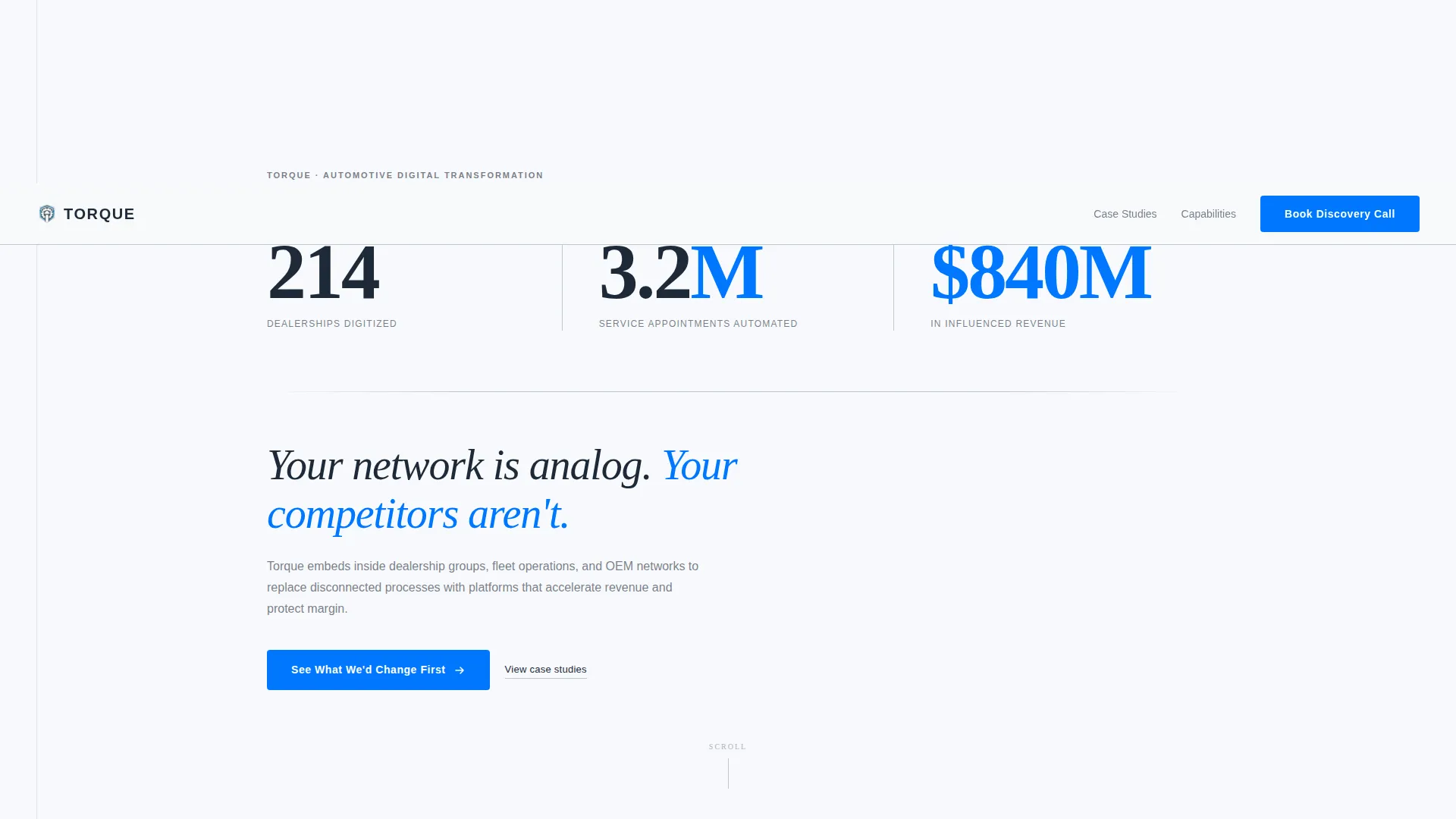 Automotive Consulting Landing Page Template