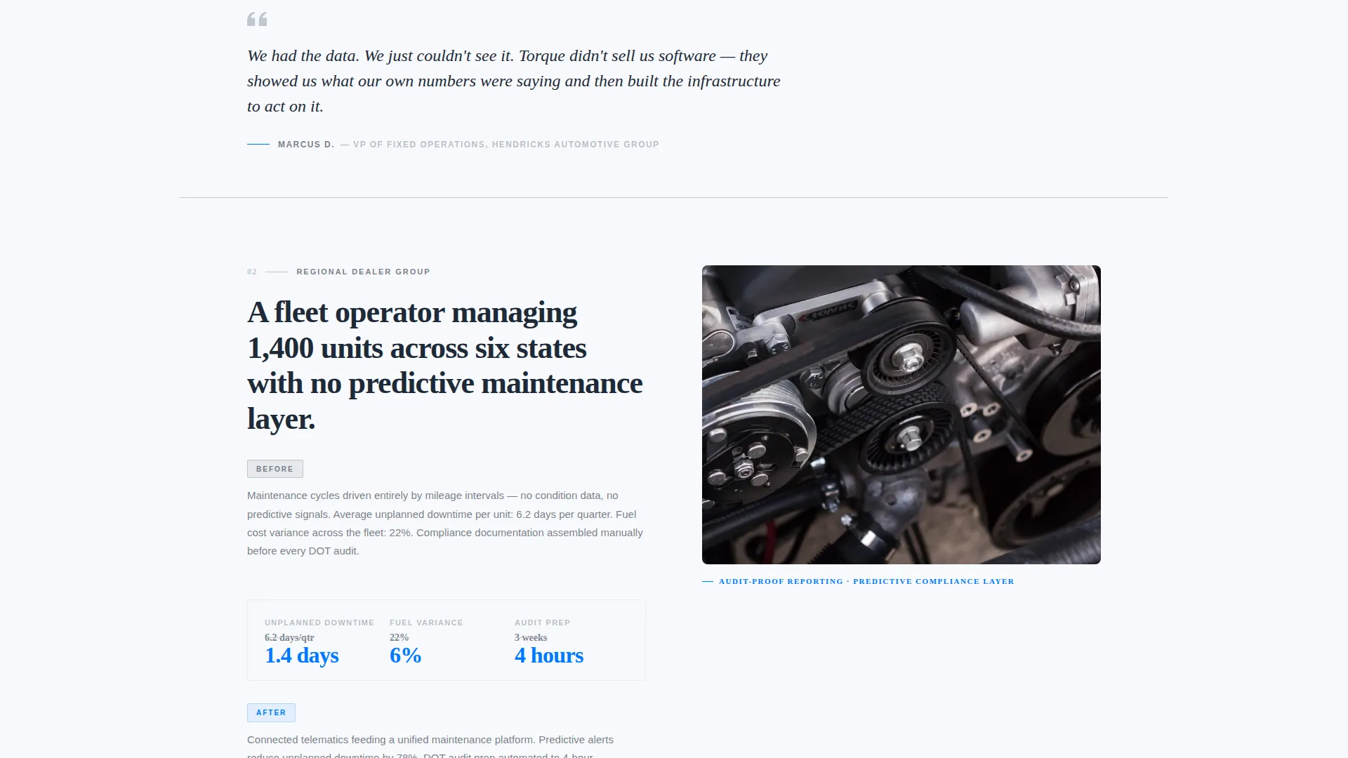 Automotive Consulting Landing Page Template