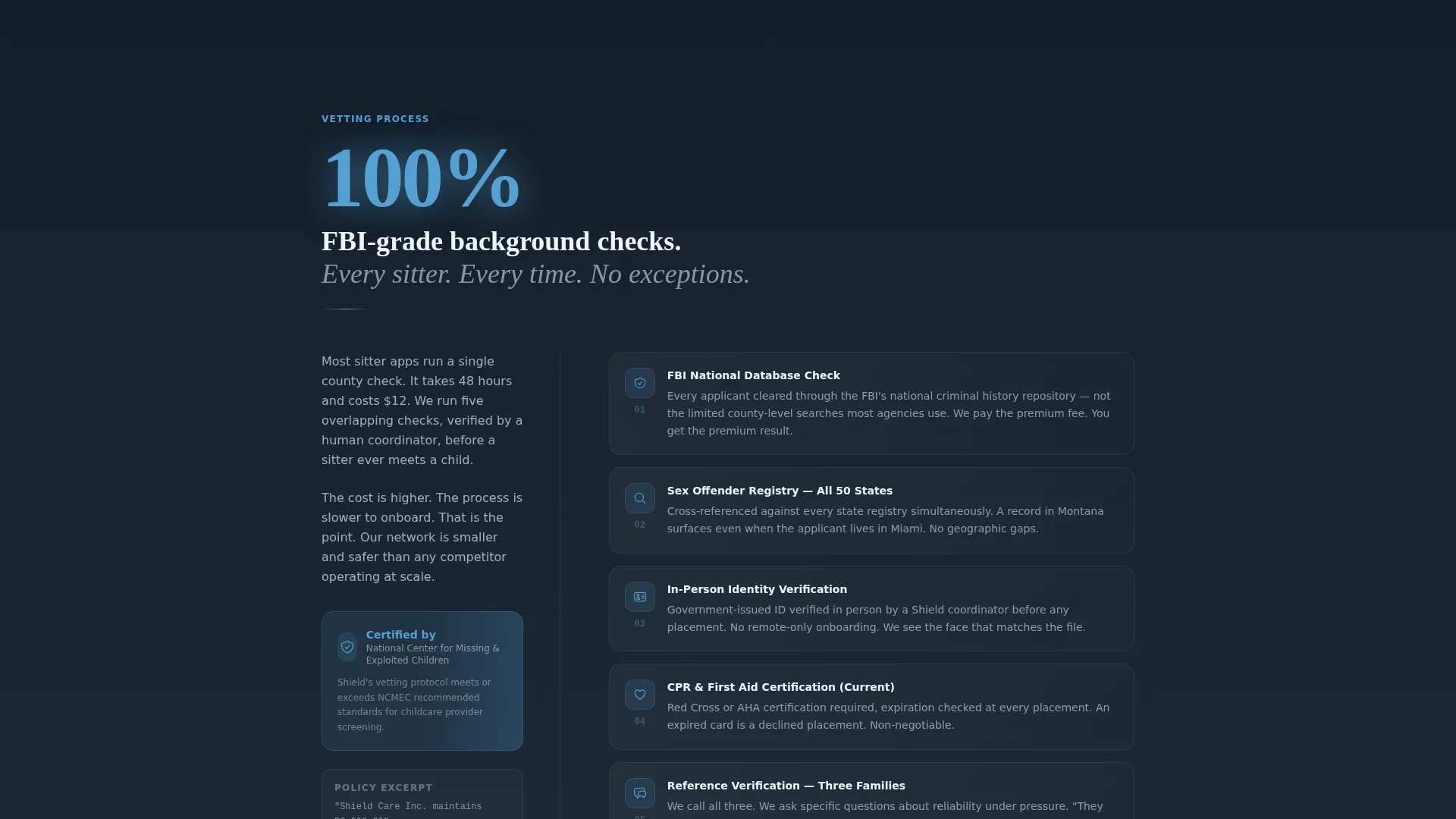 Emergency Babysitting Service Landing Page Template