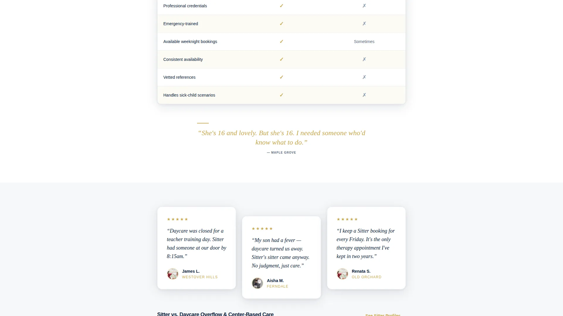 Verified Family Care Landing Page Template