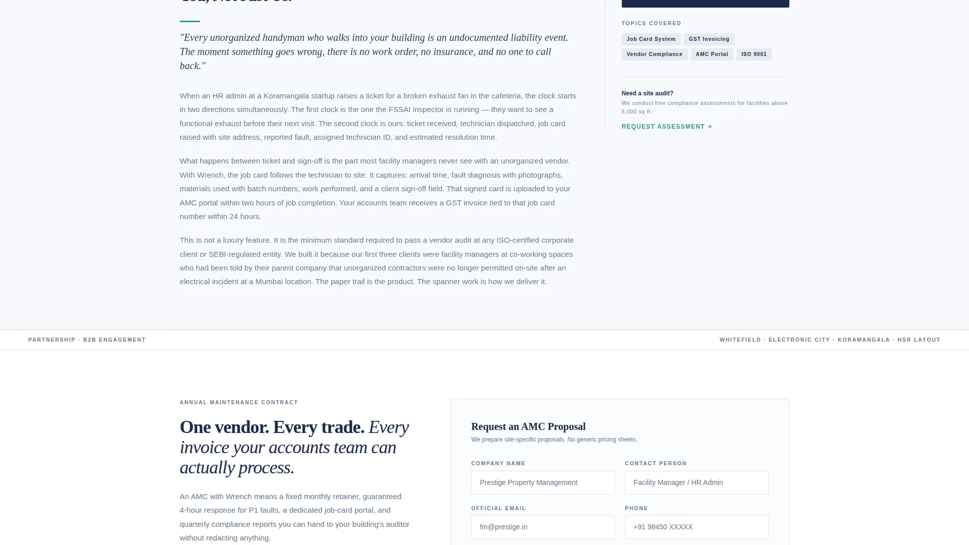 Compliant Handyman | Free Website Template | Rocket