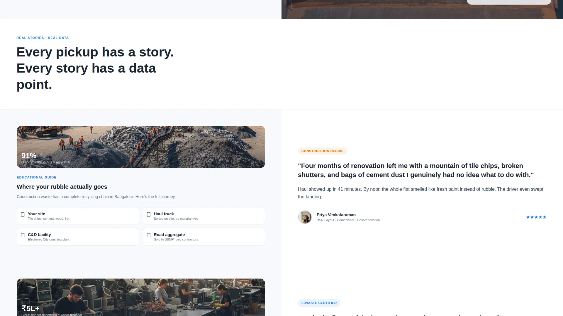 Reliable Junkremoval | Free Website Template | Rocket