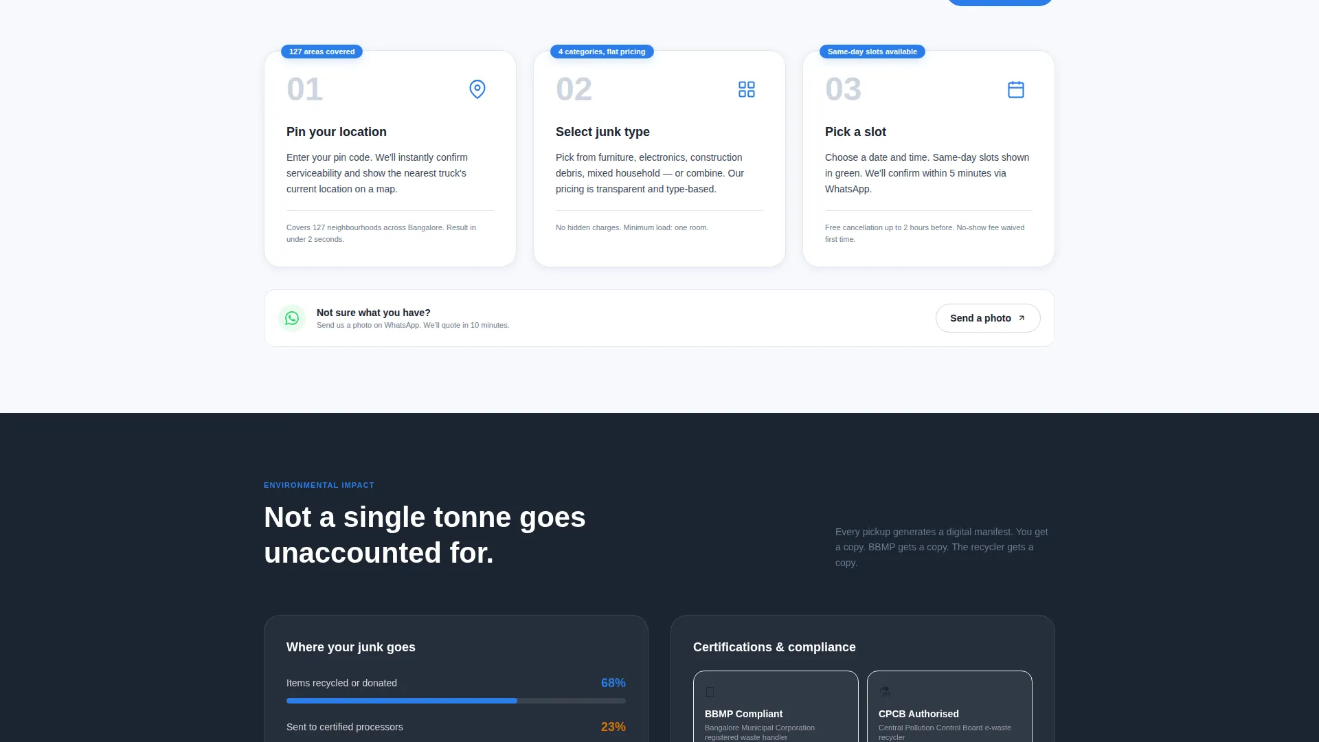Reliable Junkremoval | Free Website Template | Rocket