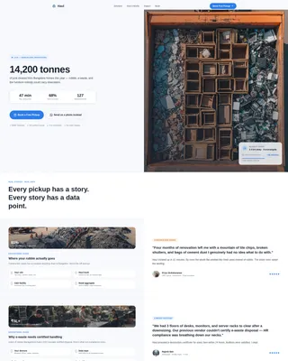 Reliable Junkremoval | Free Website Template | Rocket