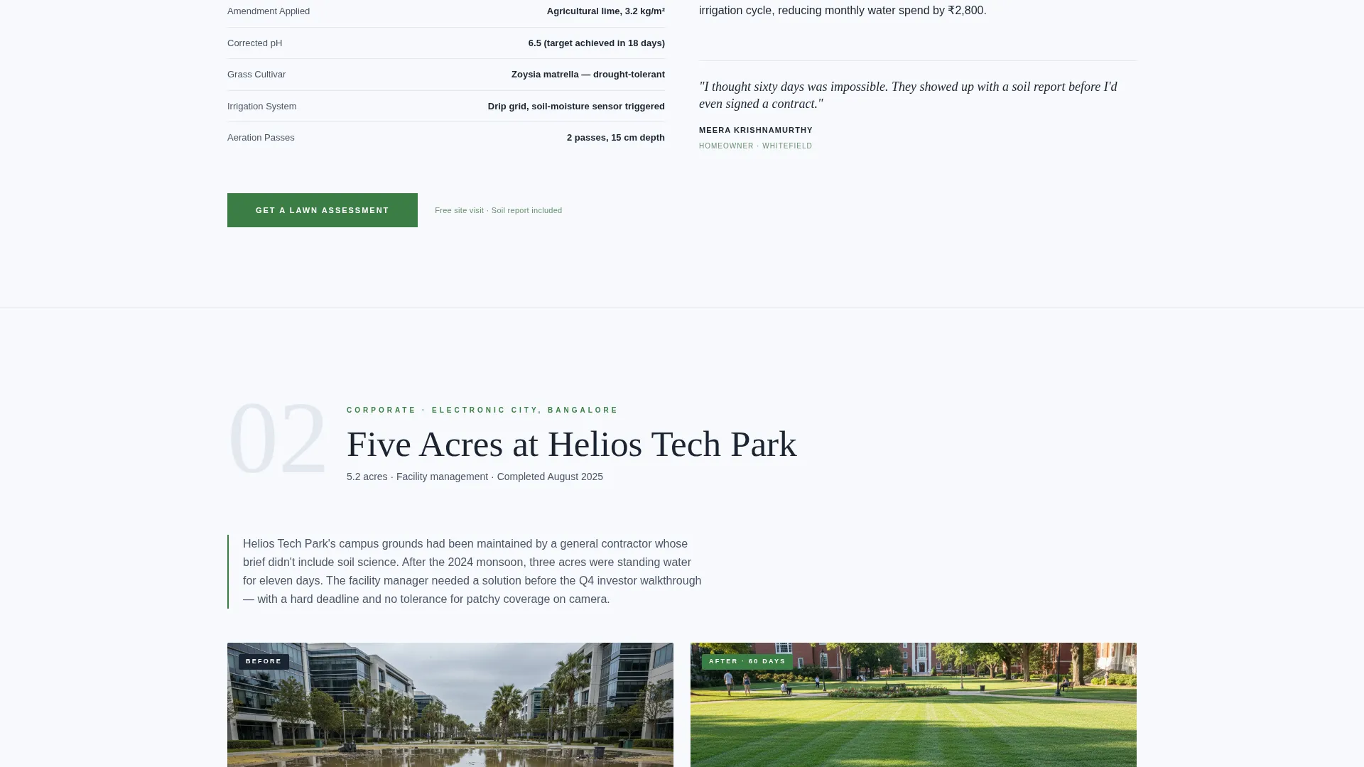 Elite Lawncare | Free Website Template | Rocket
