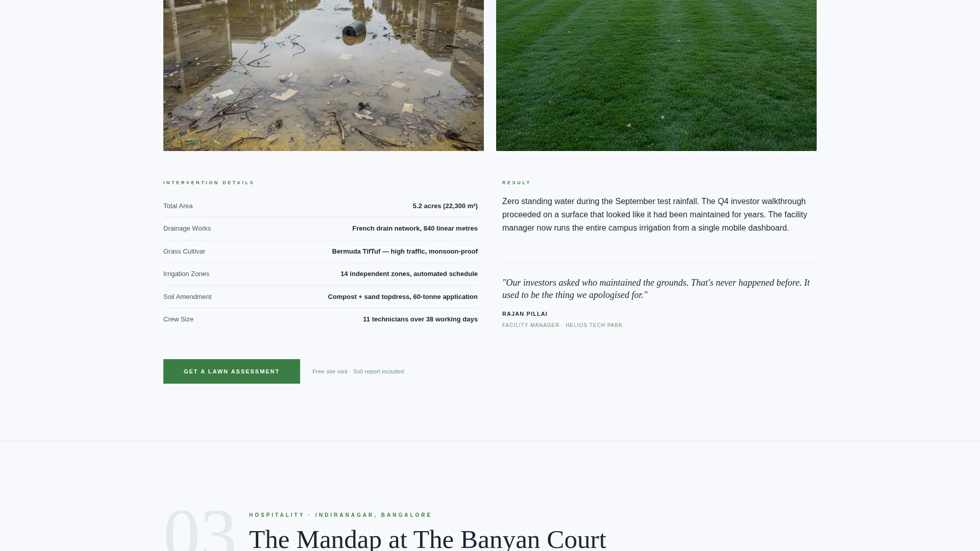 Elite Lawncare | Free Website Template | Rocket
