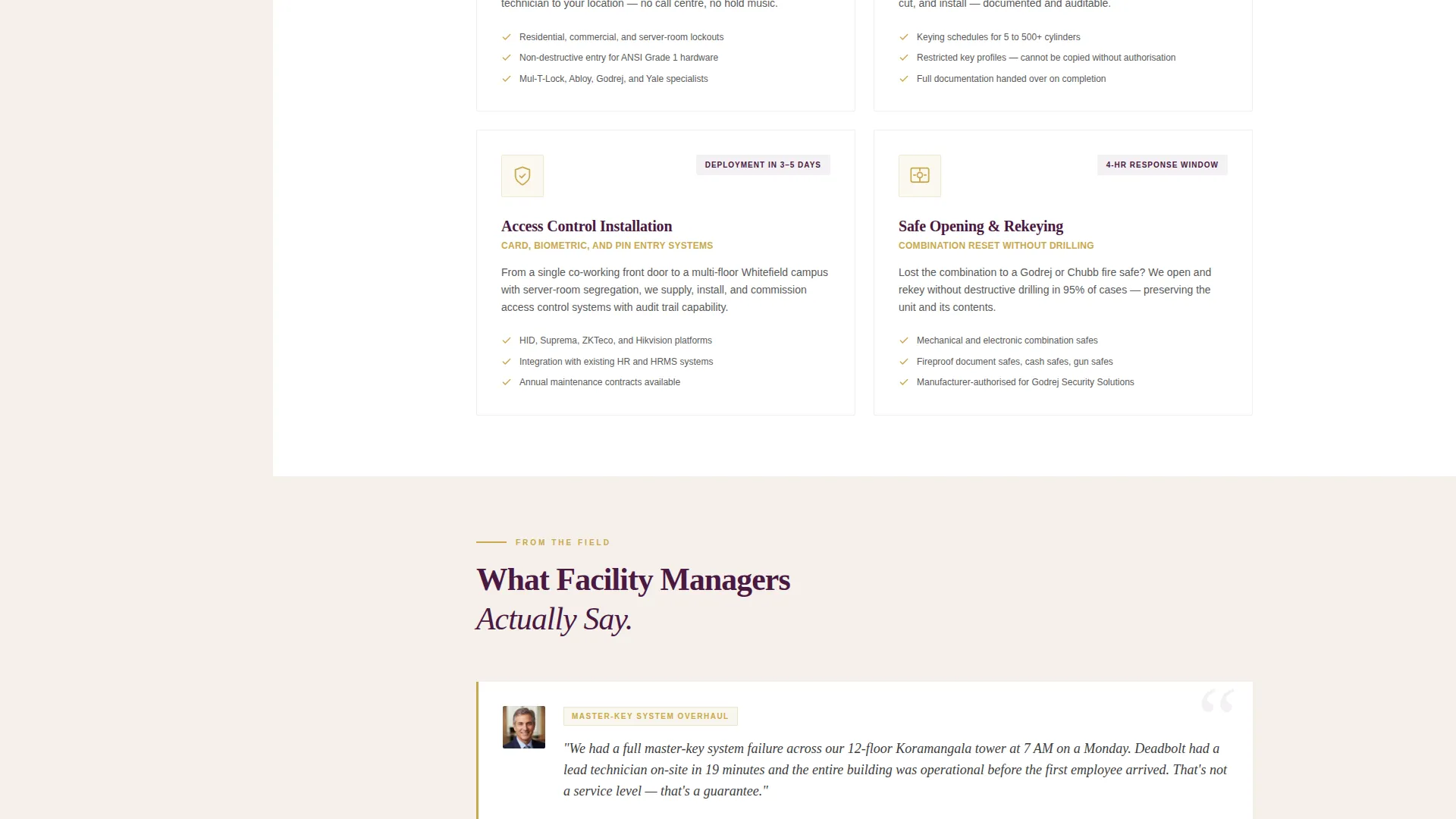 Trusted Locksmith | Free Website Template | Rocket