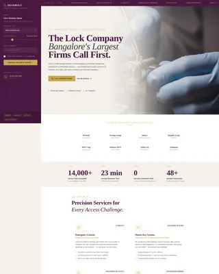Trusted Locksmith | Free Website Template | Rocket