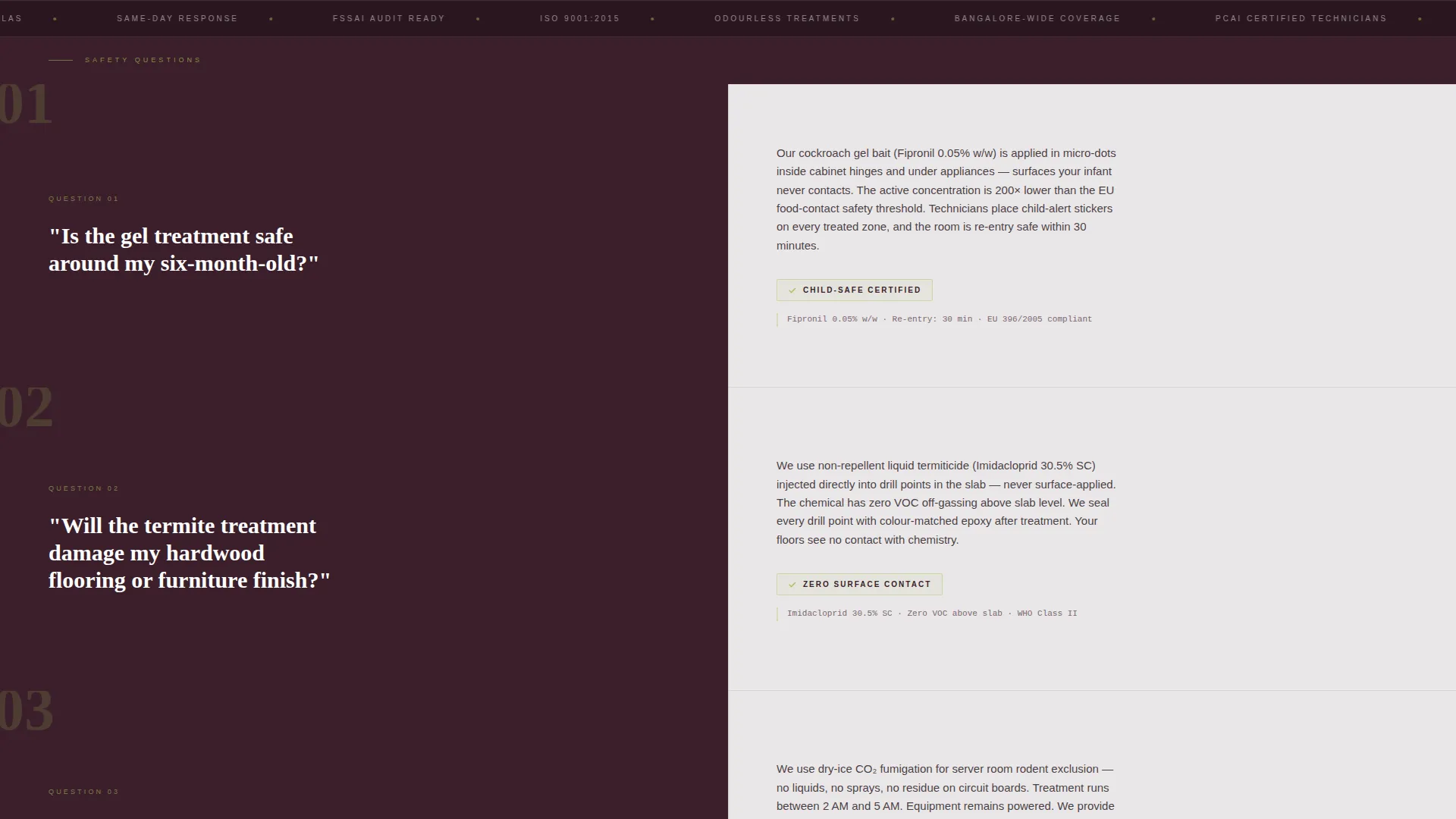 Precision Pestcontrol | Free Website Template | Rocket