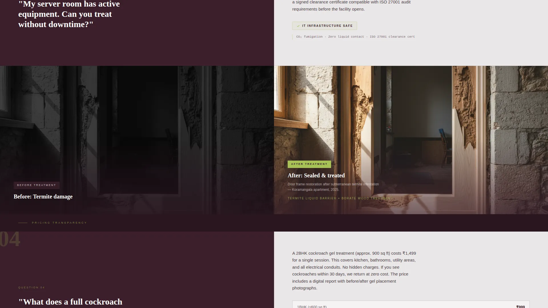 Precision Pestcontrol | Free Website Template | Rocket