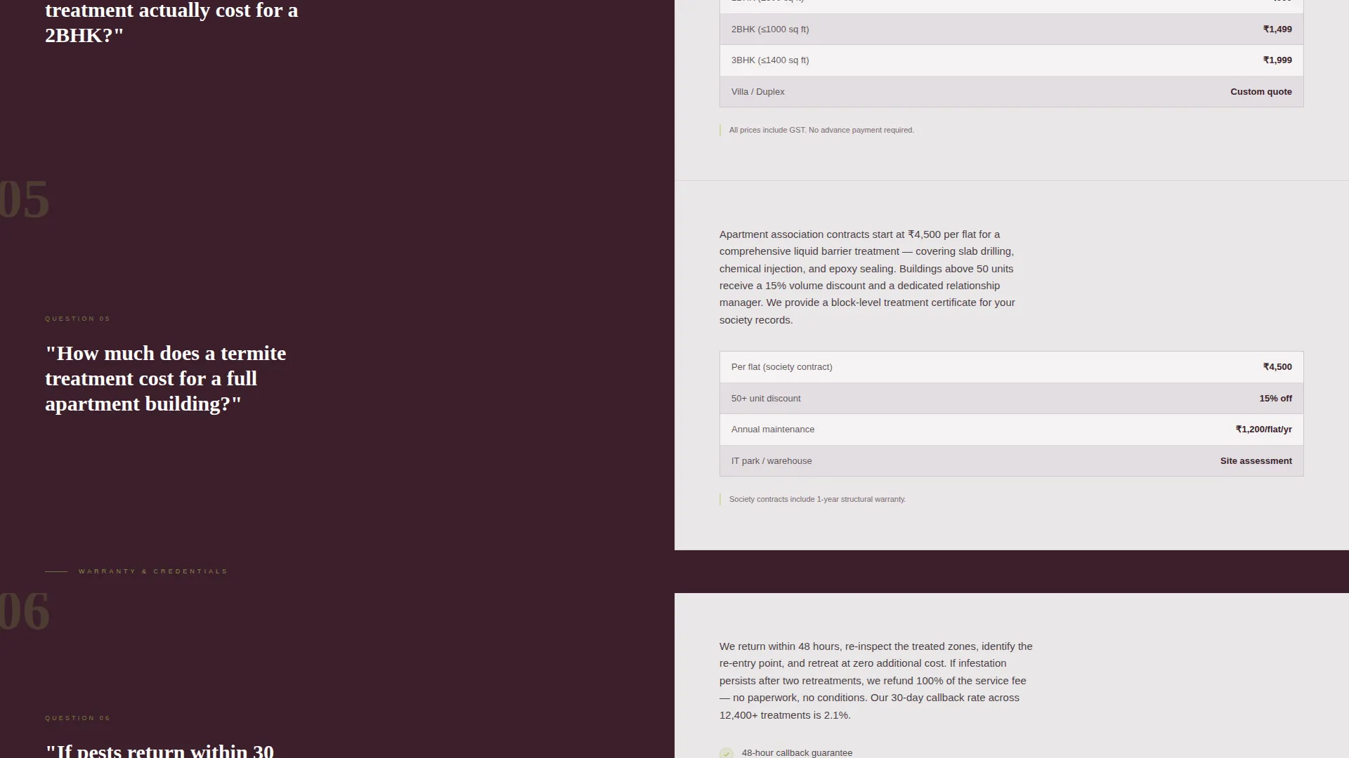 Precision Pestcontrol | Free Website Template | Rocket