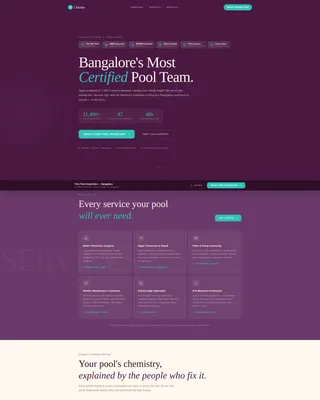 Certified Poolcleaning | Free Website Template | Rocket