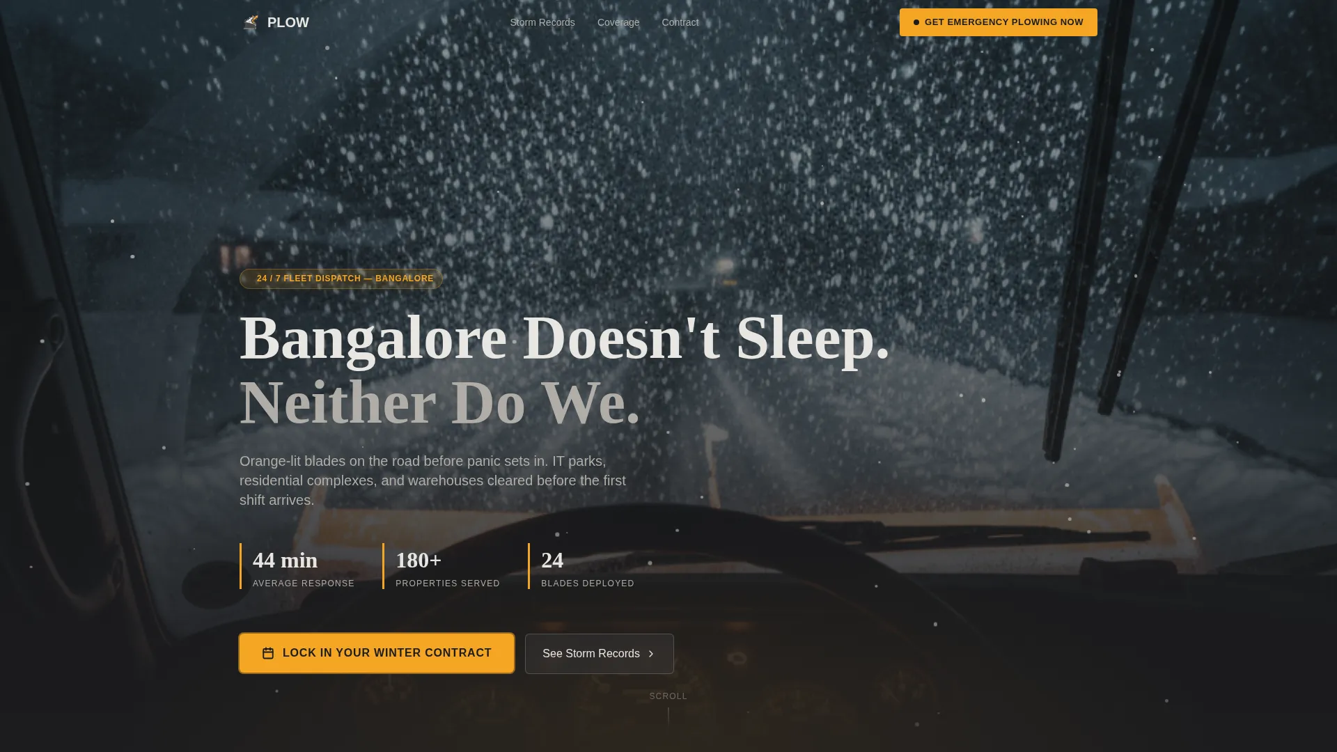 Reliable Snowremoval | Free Website Template | Rocket