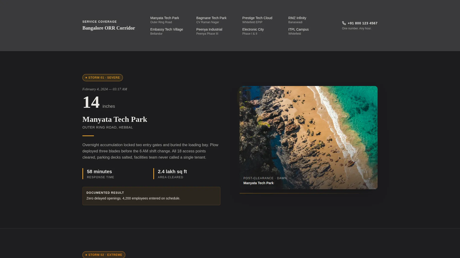 Reliable Snowremoval | Free Website Template | Rocket