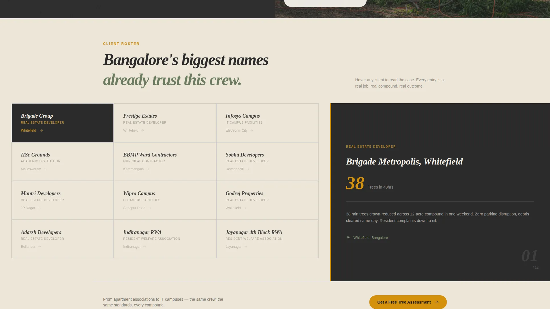 Authoritative Treeservice | Free Website Template | Rocket