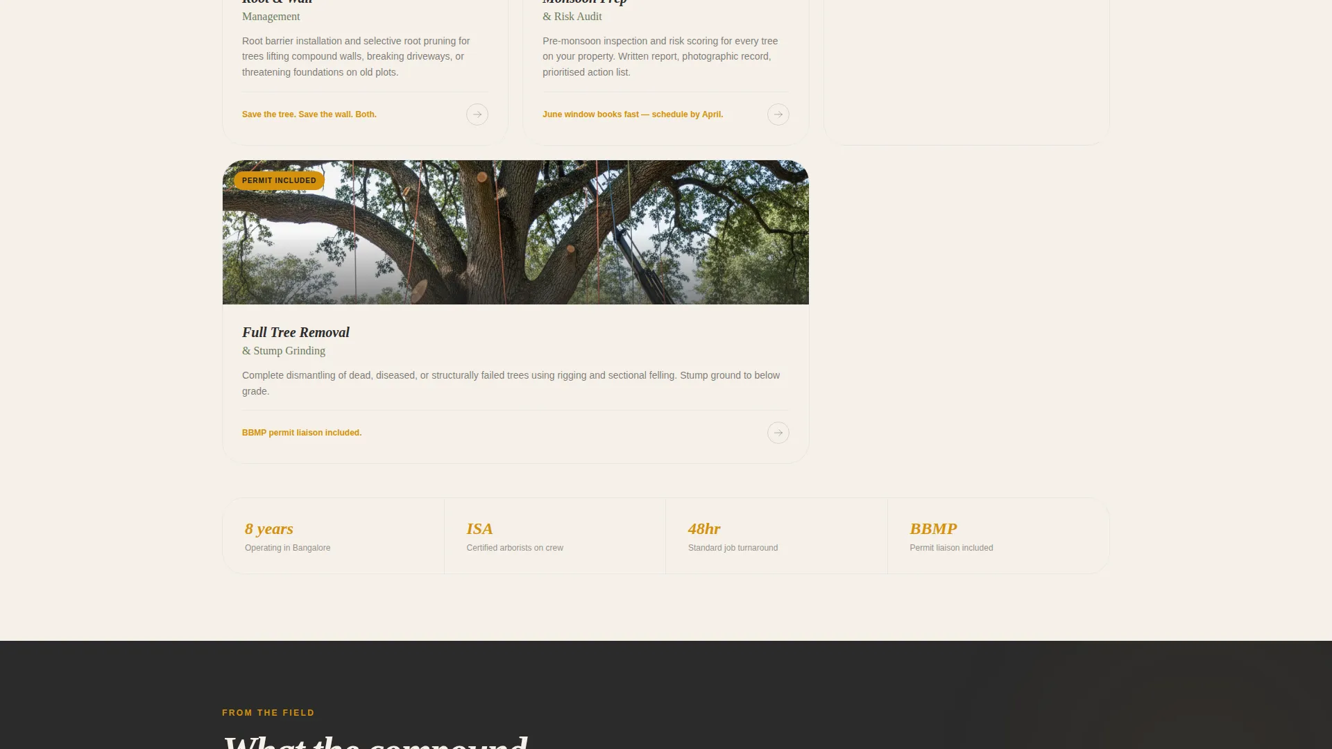 Authoritative Treeservice | Free Website Template | Rocket