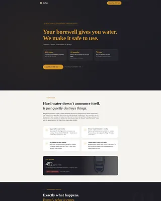 Reliable Water Softener | Free Website Template | Rocket
