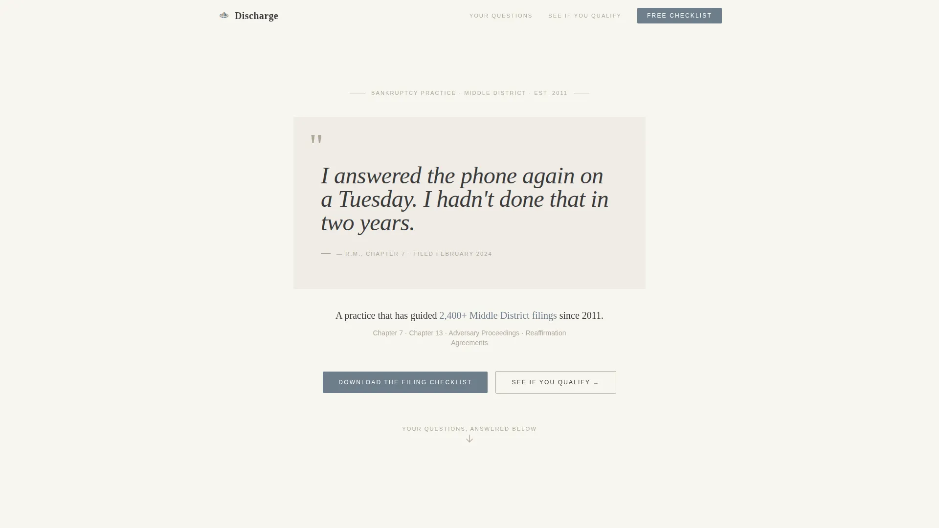 Law Firm & Attorney FAQ & Common Questions Website Template