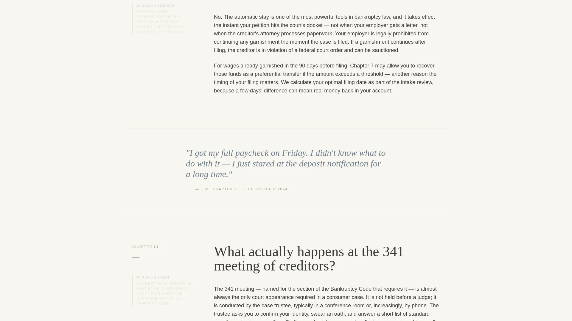Law Firm & Attorney FAQ & Common Questions Website Template