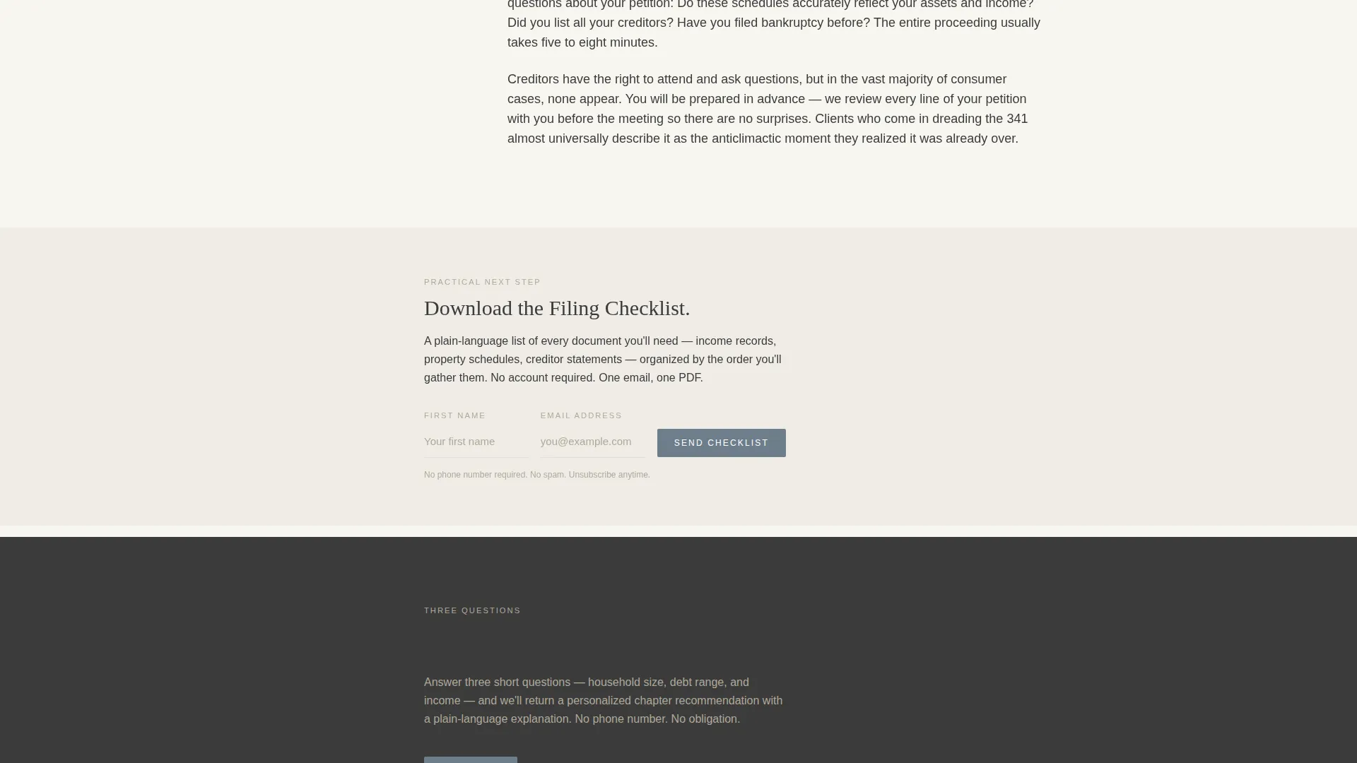 Law Firm & Attorney FAQ & Common Questions Website Template