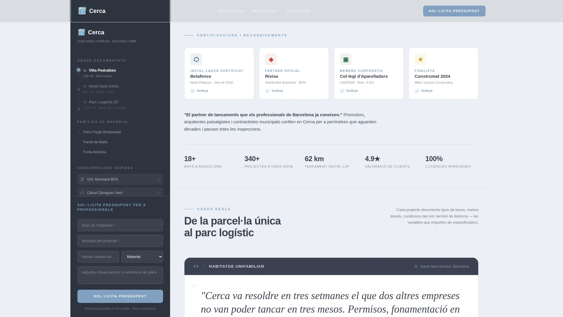 Professional Fencing | Free Website Template | Rocket