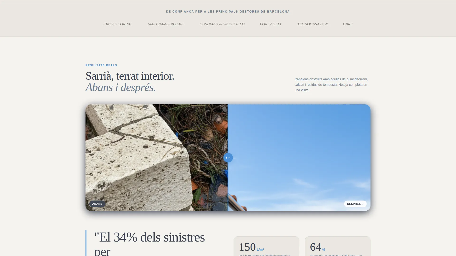 Precision Guttercleaning | Free Website Template | Rocket