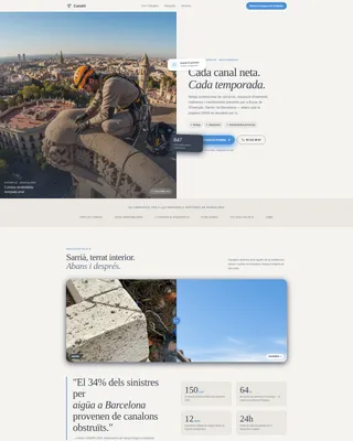 Precision Guttercleaning | Free Website Template | Rocket