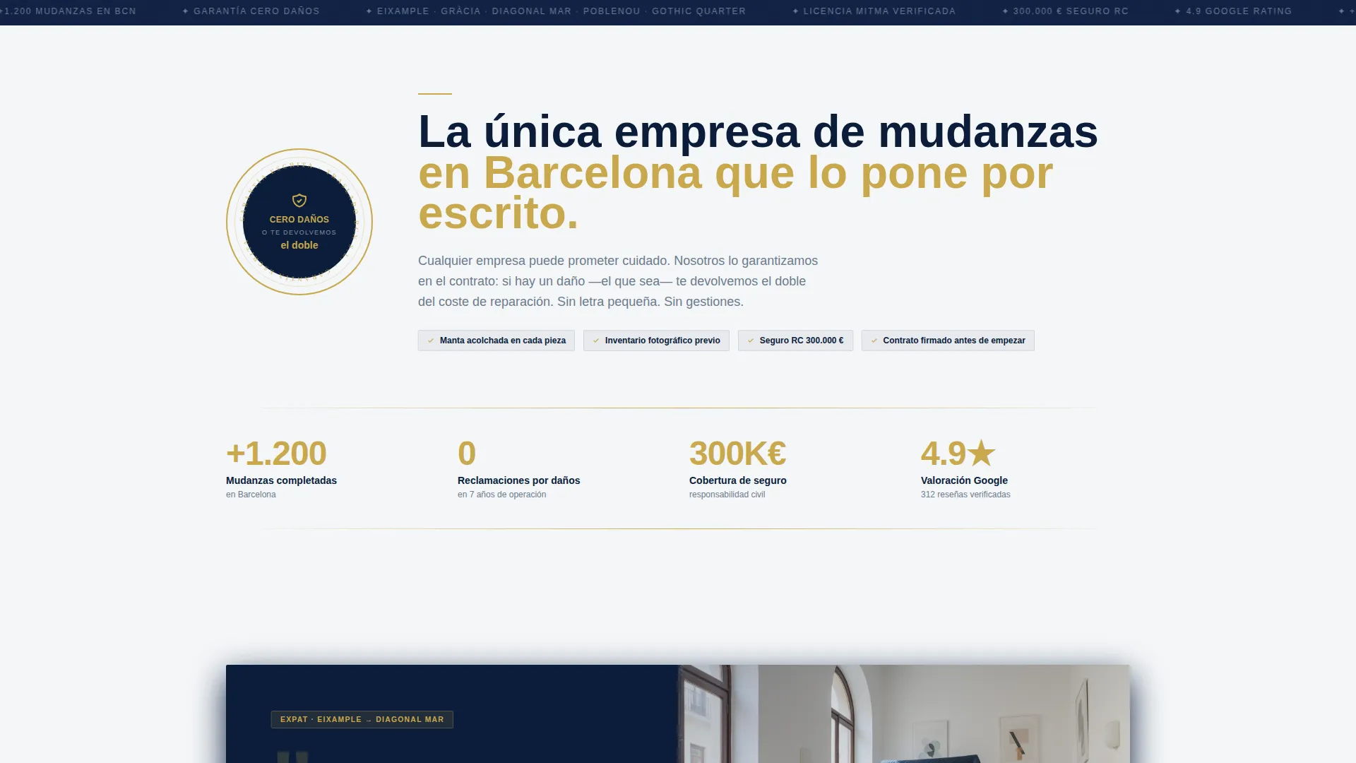 Trusted Moving | Free Website Template | Rocket