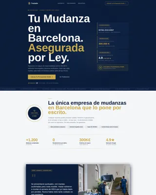 Trusted Moving | Free Website Template | Rocket