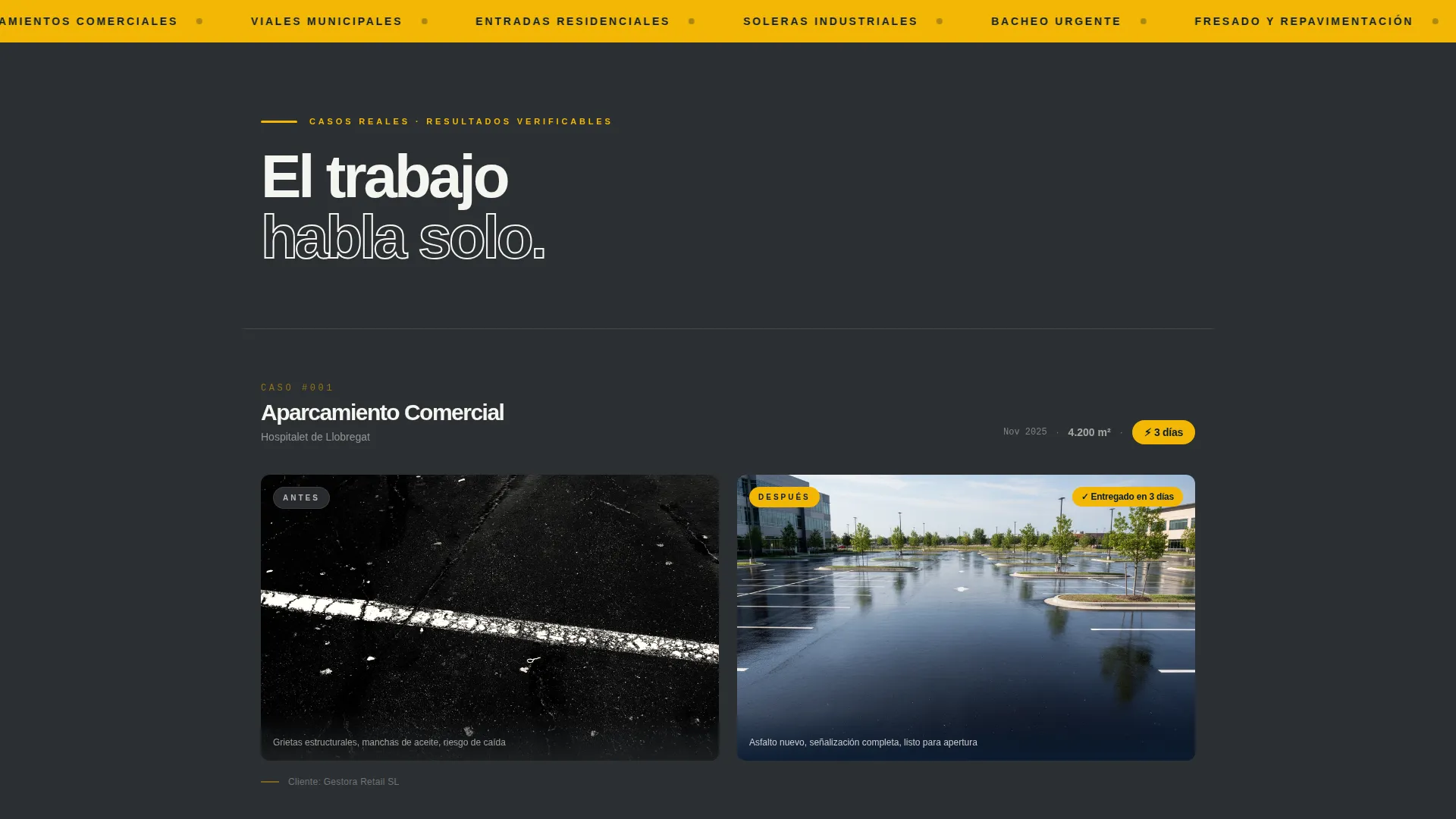 Precision Paving | Free Website Template | Rocket