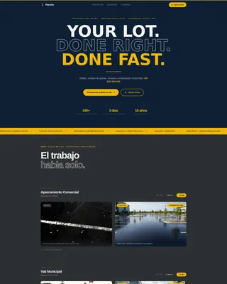 Precision Paving | Free Website Template | Rocket