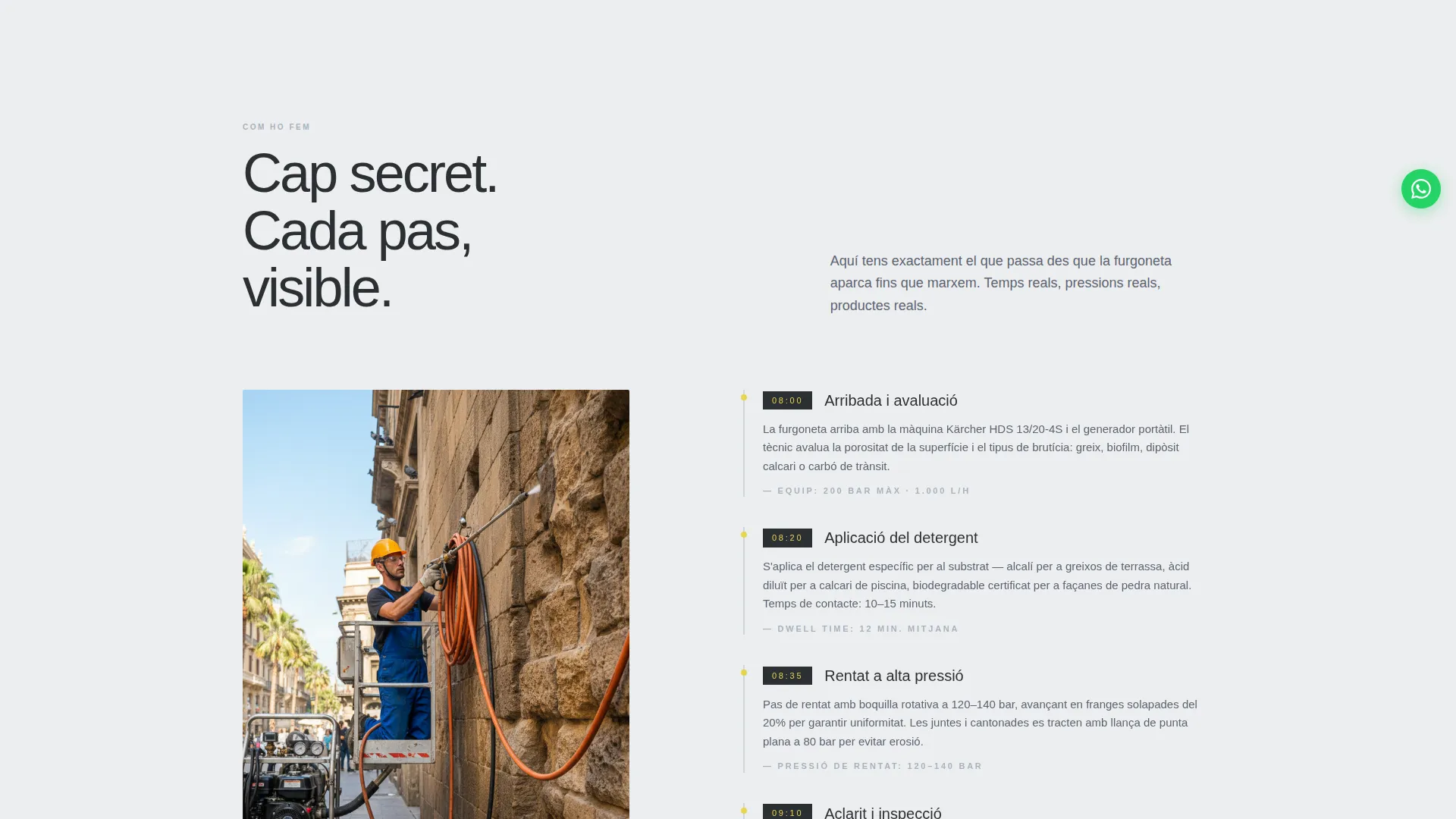 Industrial Pressurewashing | Free Website Template | Rocket