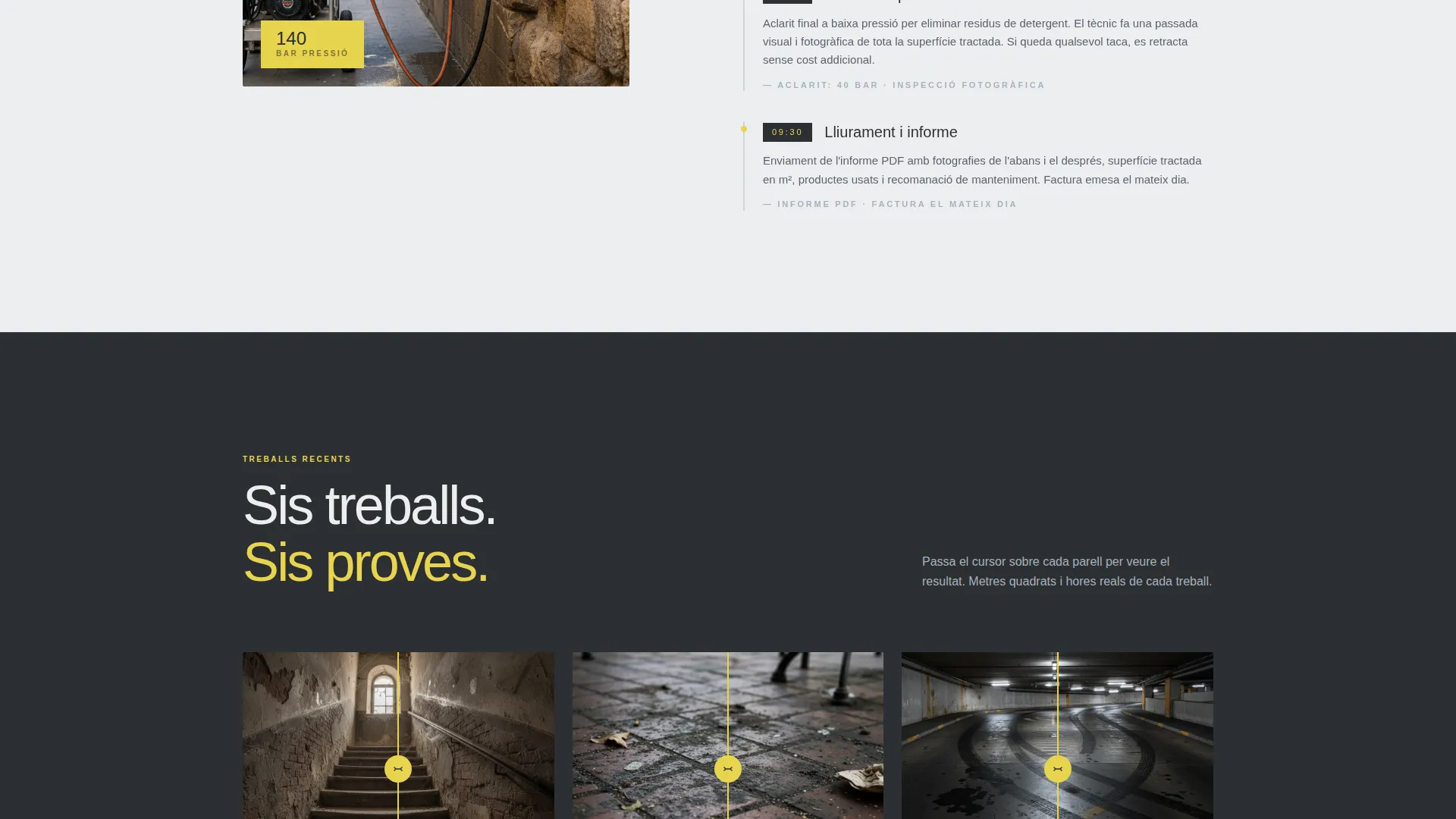 Industrial Pressurewashing | Free Website Template | Rocket