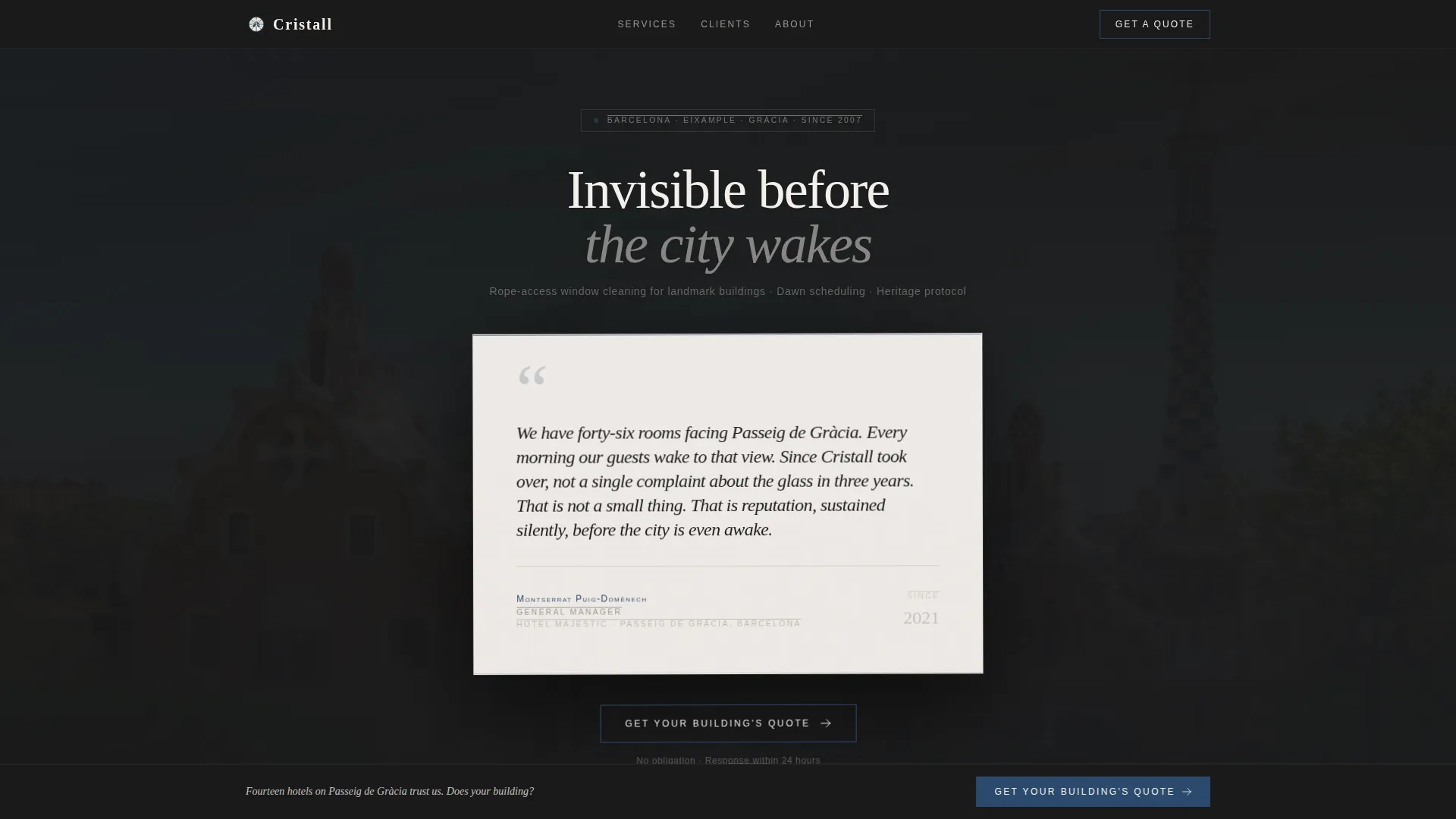 Executive Windowcleaning | Free Website Template | Rocket