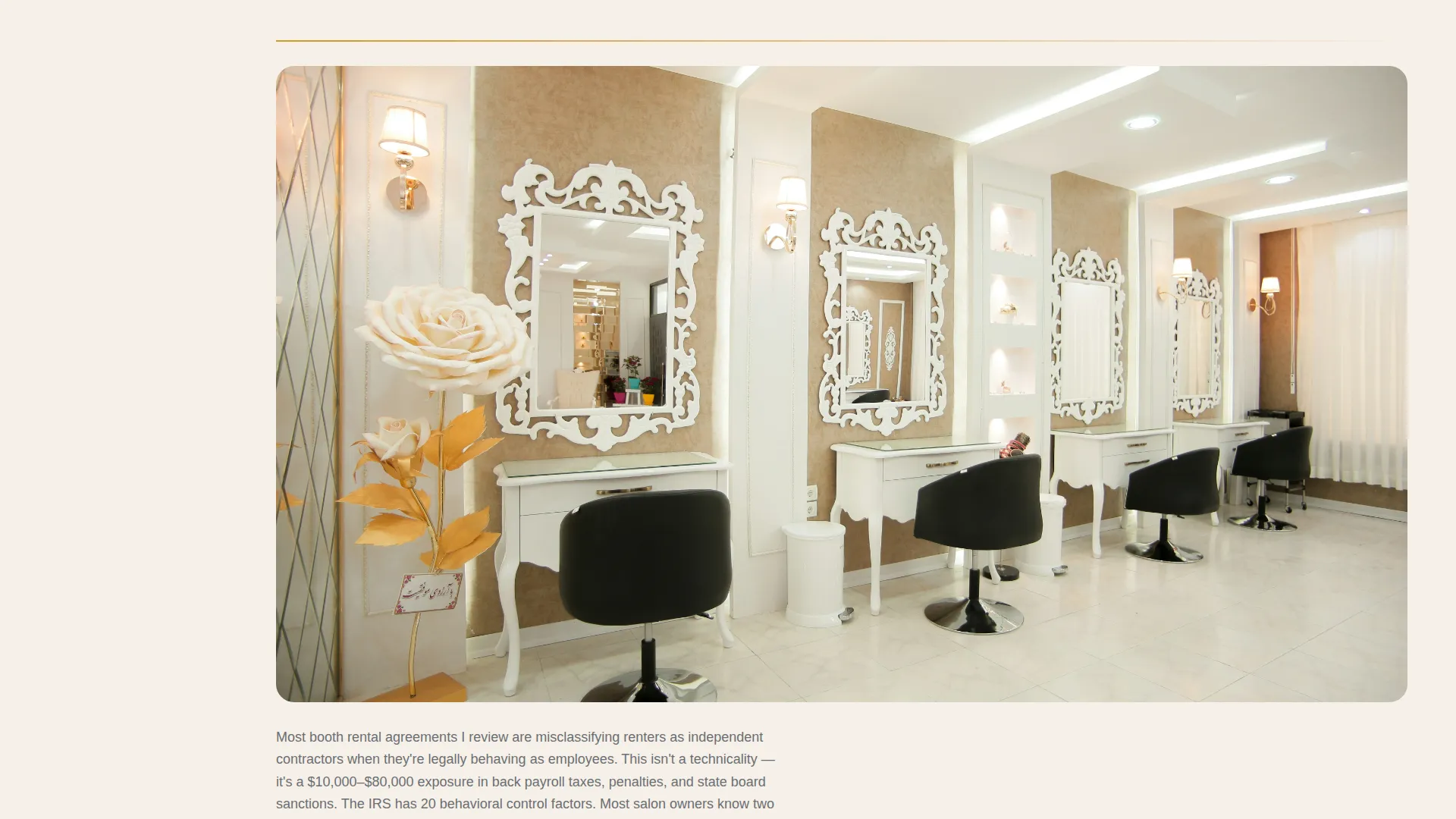 Salon Consulting Sidebar Companion Landing Page