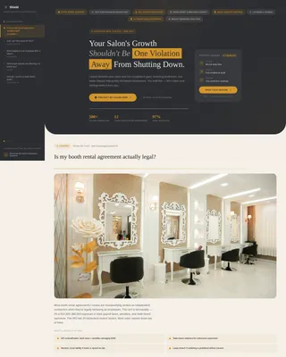Salon Consulting Sidebar Companion Landing Page