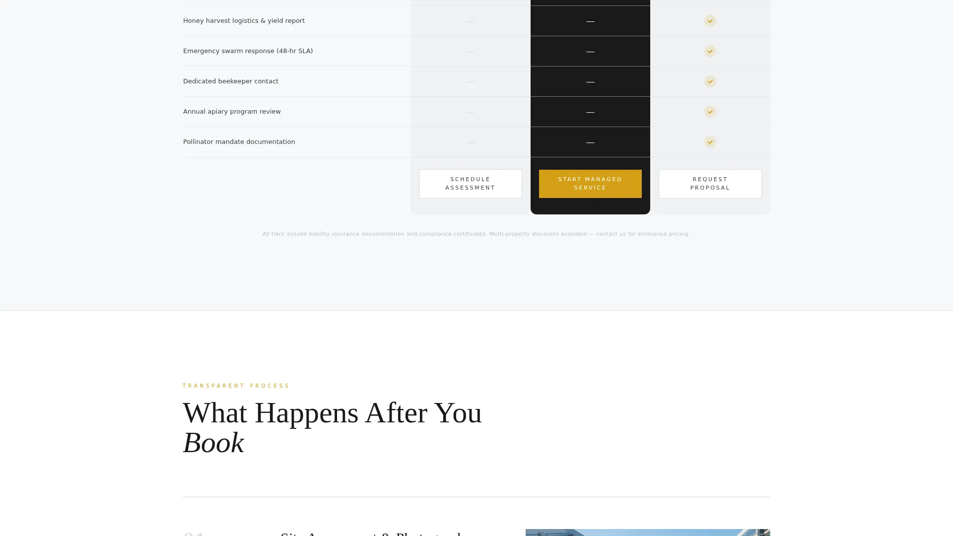 Beekeeper Booking Landing Page Template