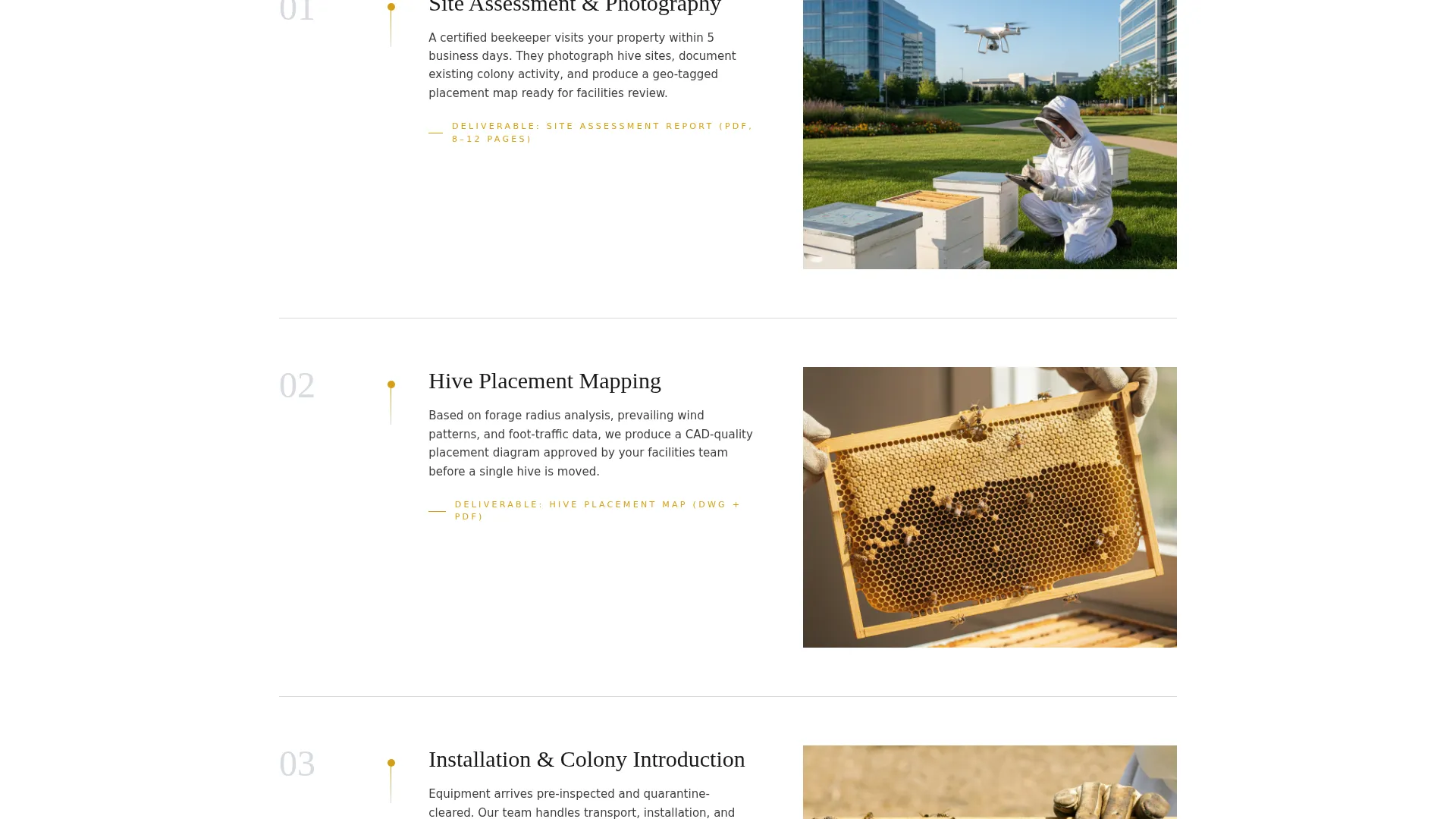 Beekeeper Booking Landing Page Template