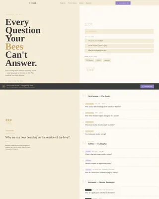 Beekeeper FAQ & Resource Landing Page Template