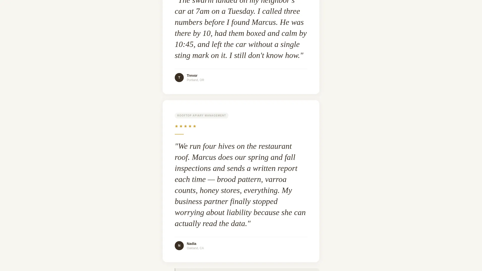 Beekeeper Reviews & Testimonials Landing Page