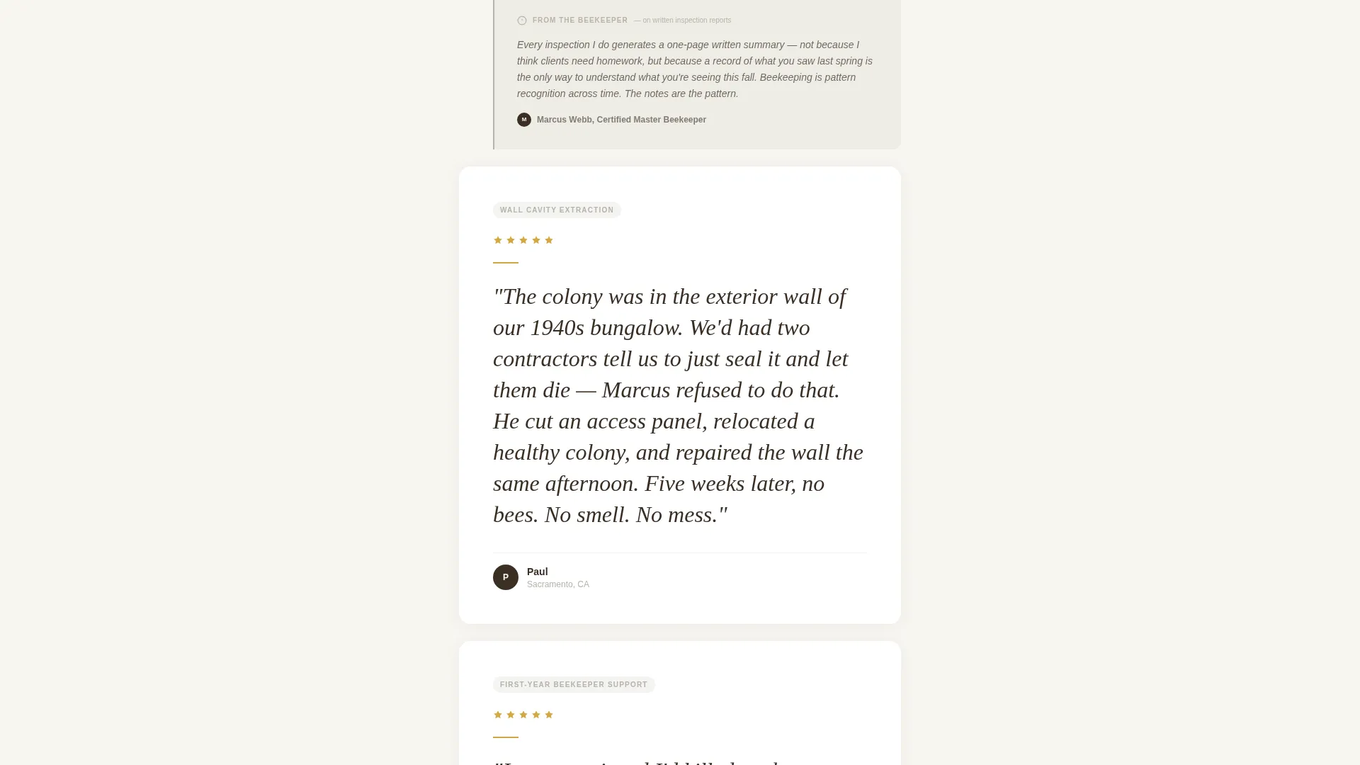 Beekeeper Reviews & Testimonials Landing Page