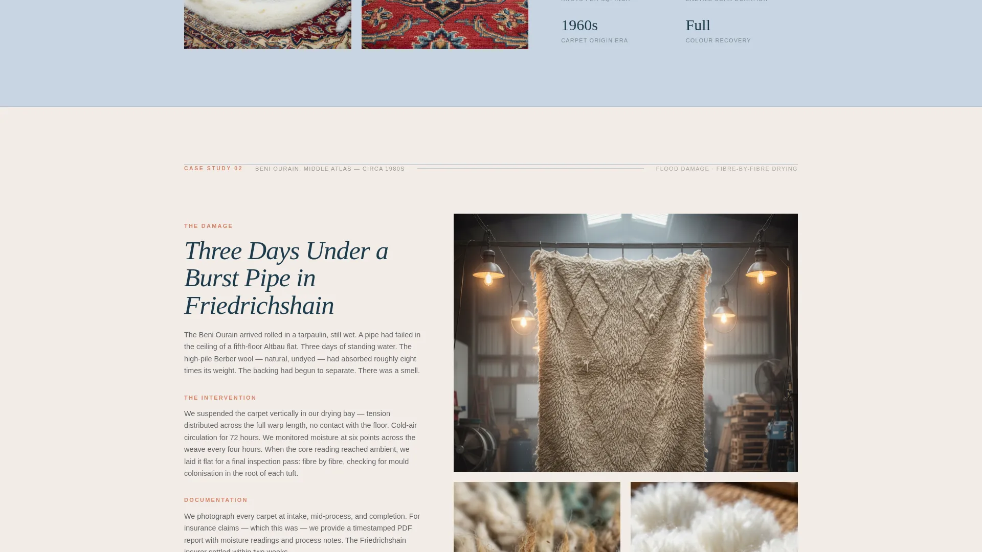 Editorial Carpetcleaning | Free Website Template | Rocket