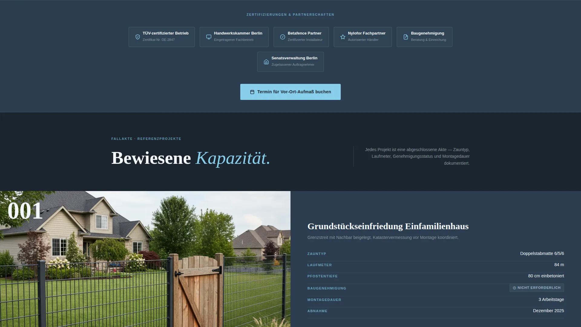 Authoritative Fencing | Free Website Template | Rocket