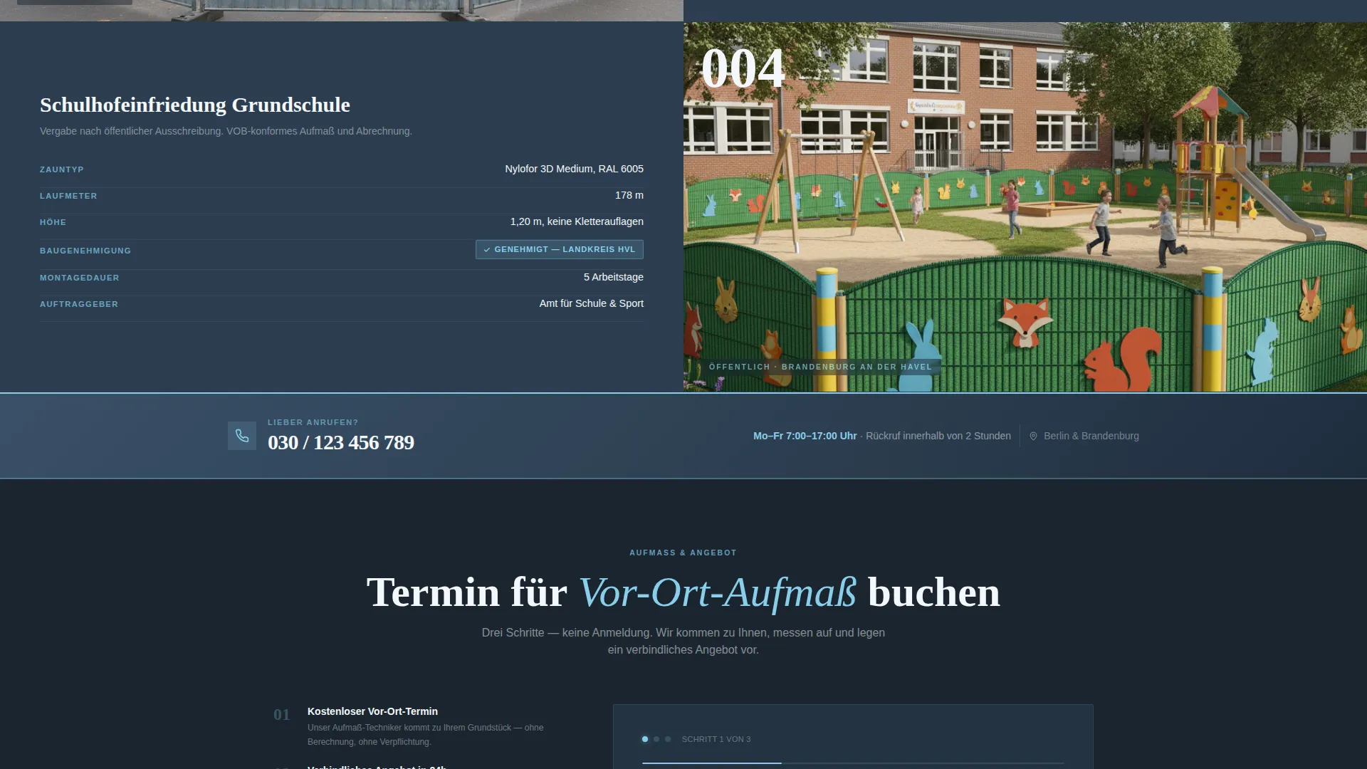 Authoritative Fencing | Free Website Template | Rocket