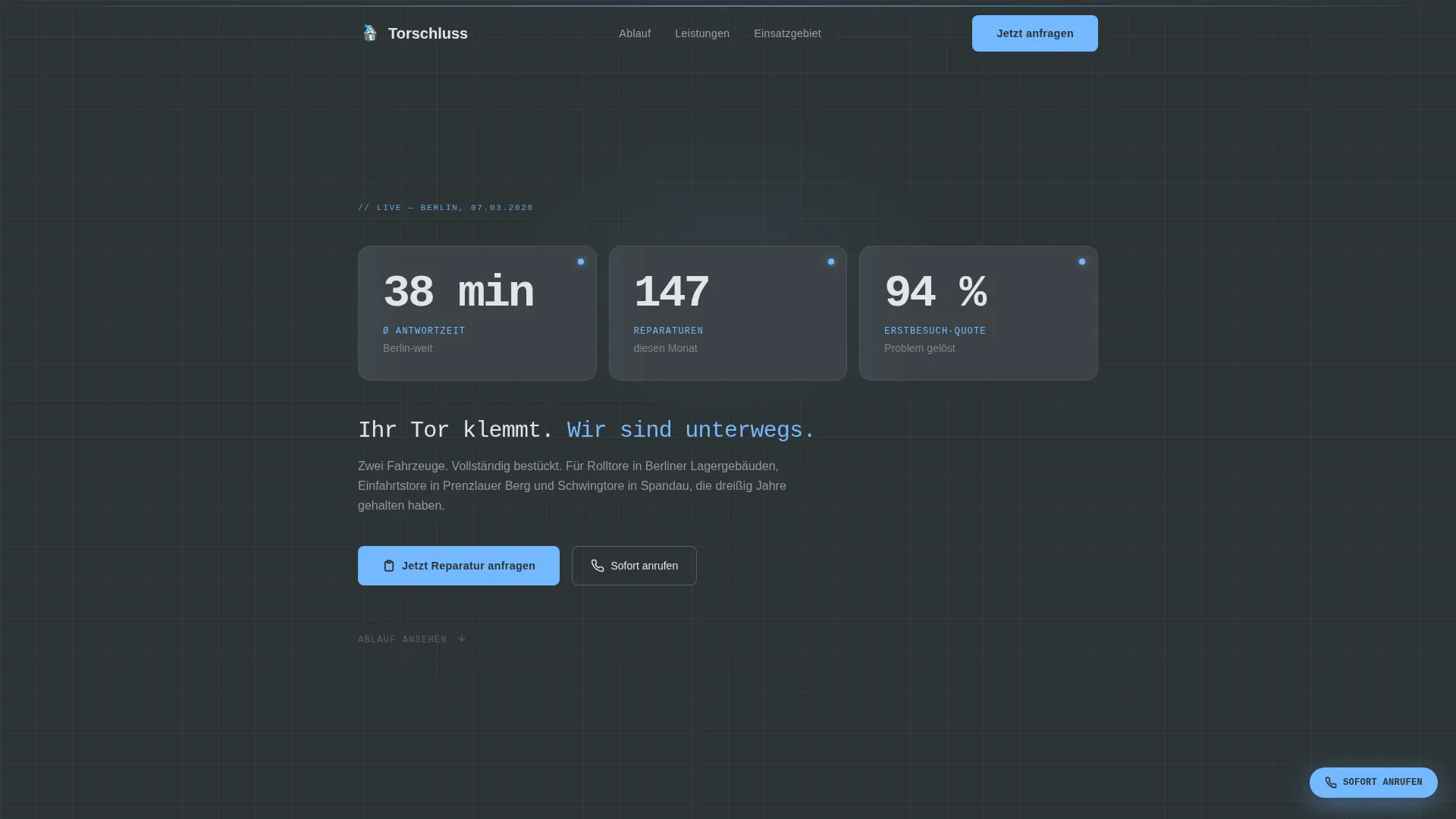 Reliable Garagedoor | Free Website Template | Rocket