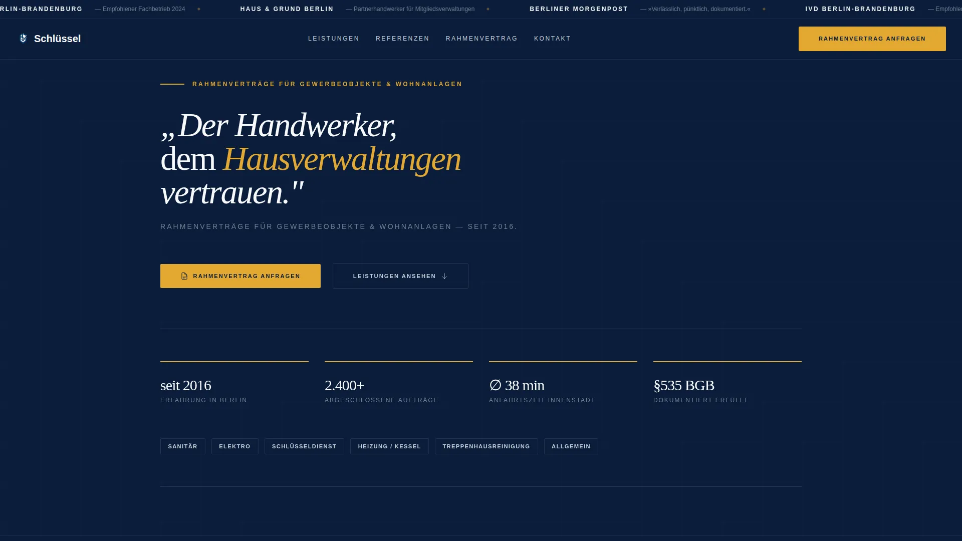 Authoritative Handyman | Free Website Template | Rocket