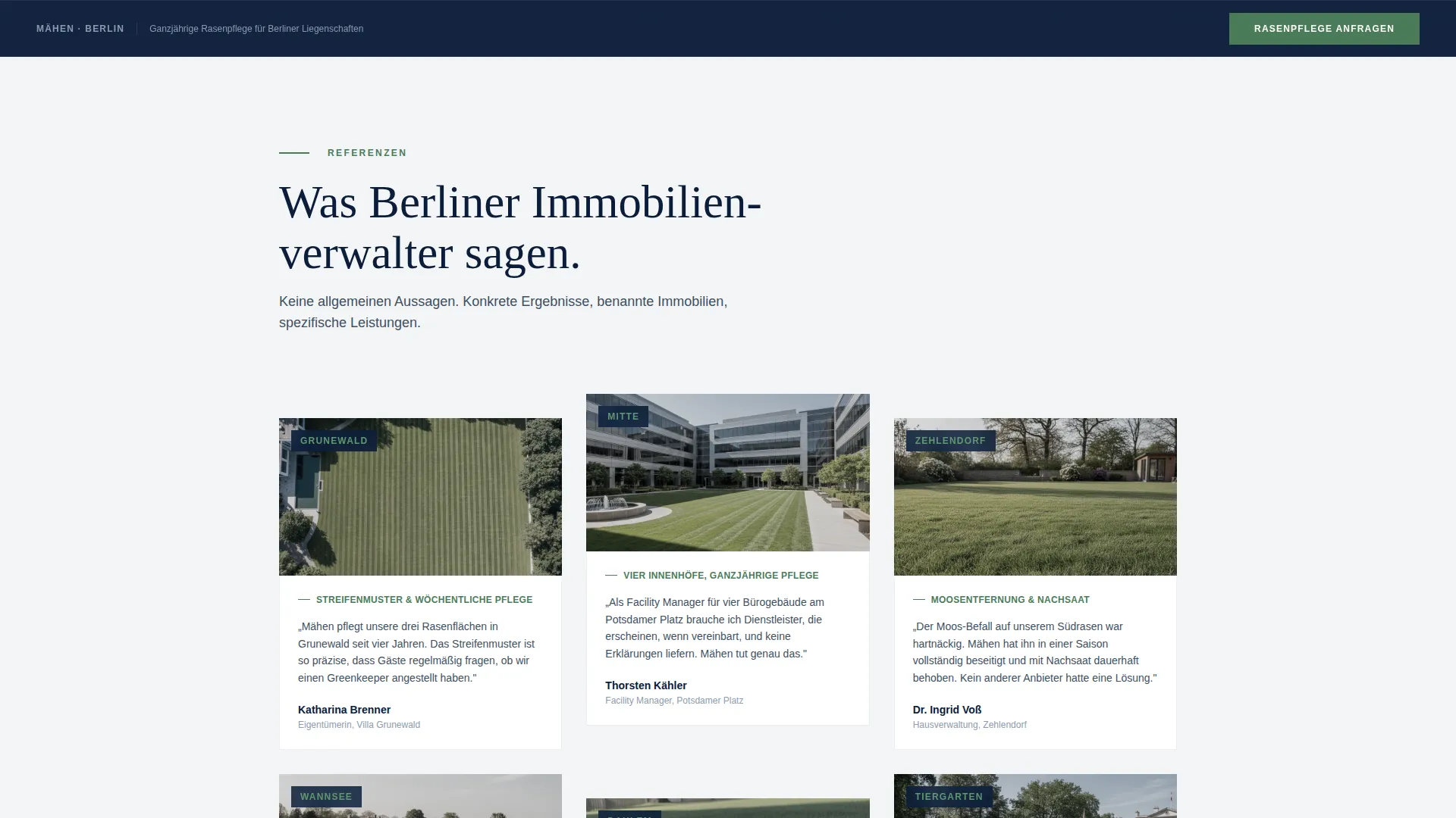 Precision Lawncare | Free Website Template | Rocket