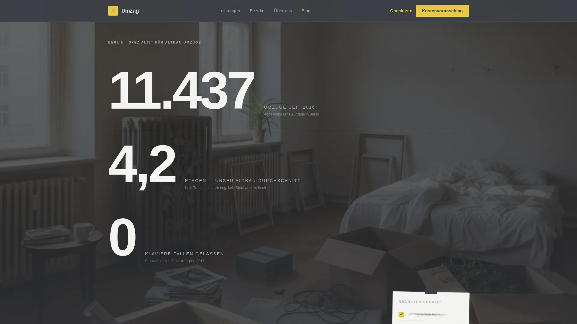 Trusted Moving | Free Website Template | Rocket