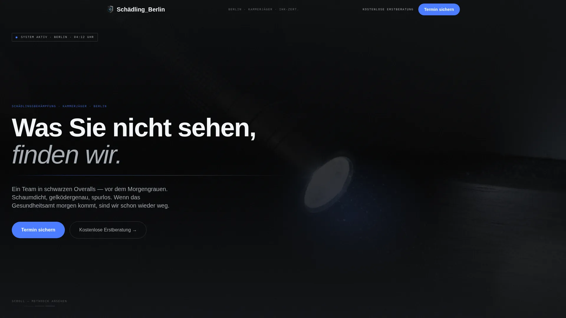 Precision Pestcontrol | Free Website Template | Rocket